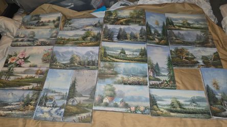Oil paintings on canvas