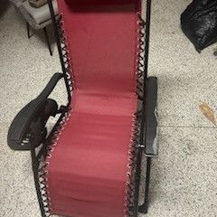 Reclining Patio Chair With Cup Holders