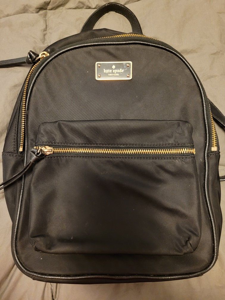 Kate Spade Black Bookbag Purse