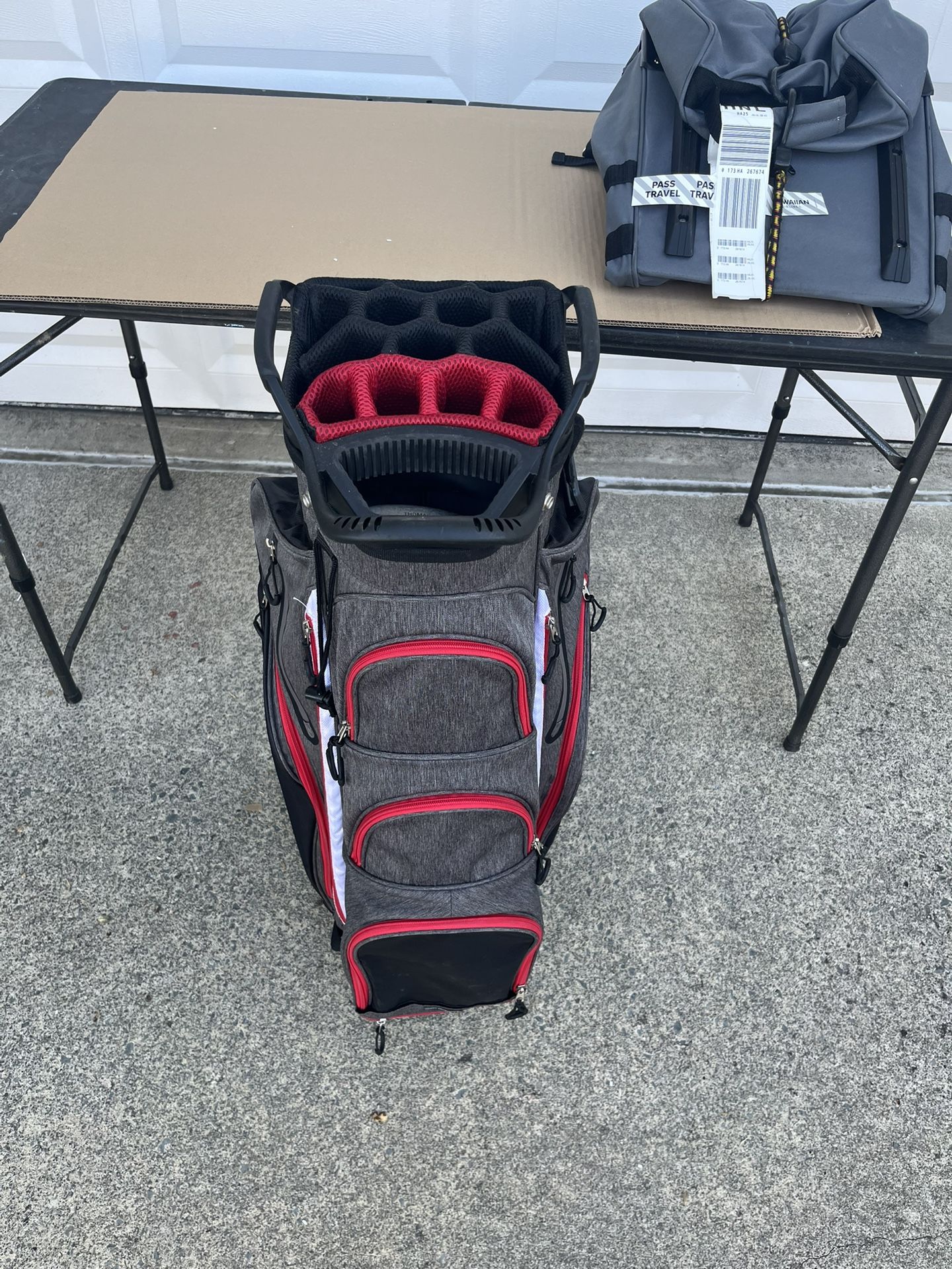 Golf cart bag and travel bag