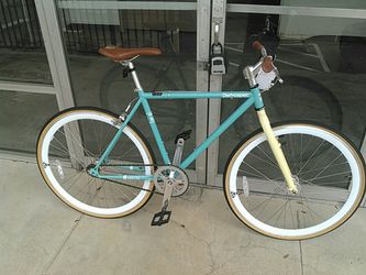 Mint green 2024 fixie bike