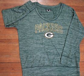 Green Bay Packers Women's Size Large low neck Love NFL