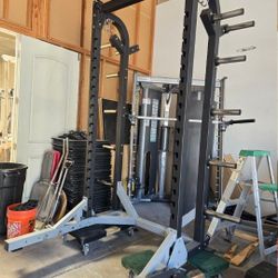 Half Squat Rack Commercial Gym Equipment Exercise Fitness Workout