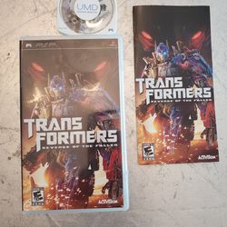 Transformers: Revenge of the Fallen Sony Playstation PSP video game