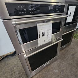 30" KITCHENAID MICROWAVE OVEN COMBO STAINLESS STEEL 