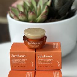 NEW 3x Sulwhasoo Concentrated Ginseng Rejuvenating Cream 5ML