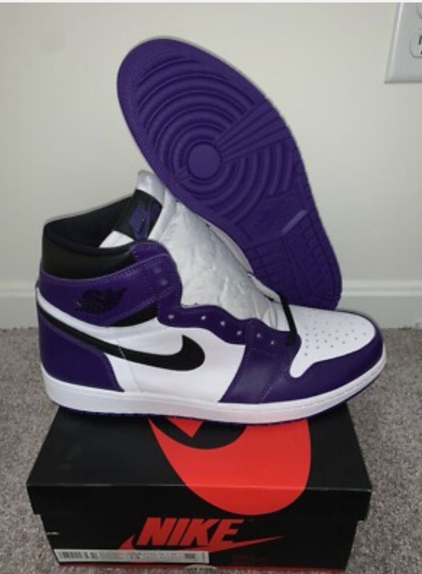 Air Jordan 1 | Court Purple | Size 9