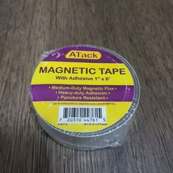 Magnetic Tape, 1 Inch x 6 Feet