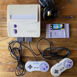 Super Nintendo Jr with Super Mario World