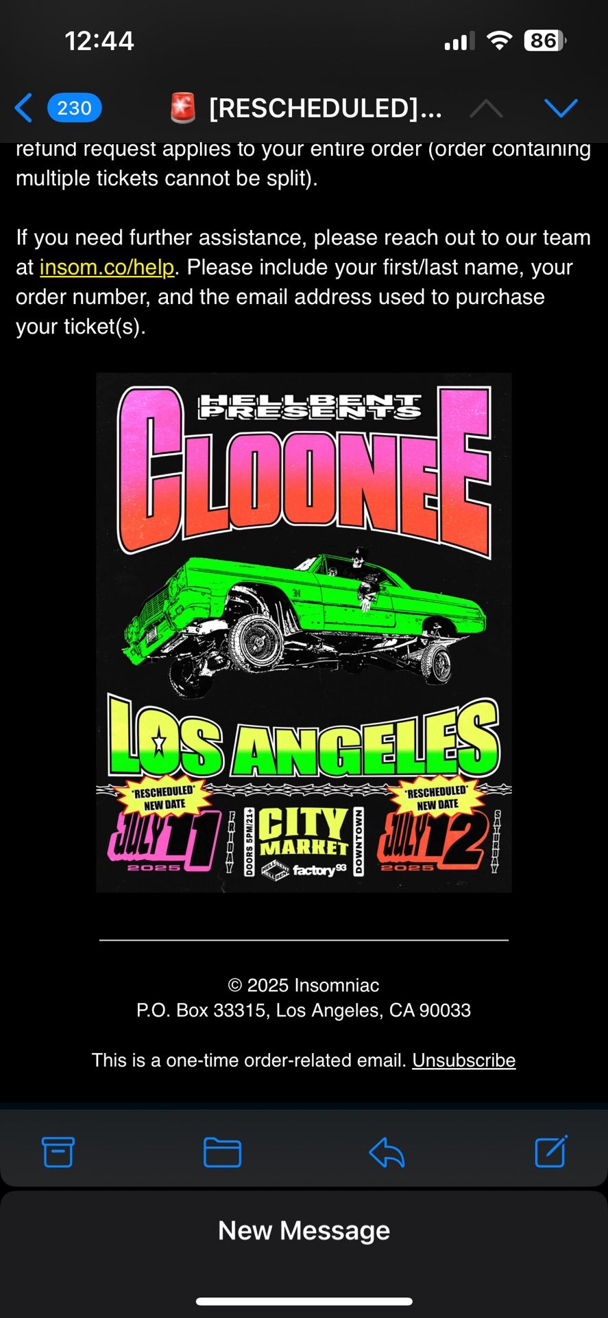 2 Cloonee Saturday Tickets
