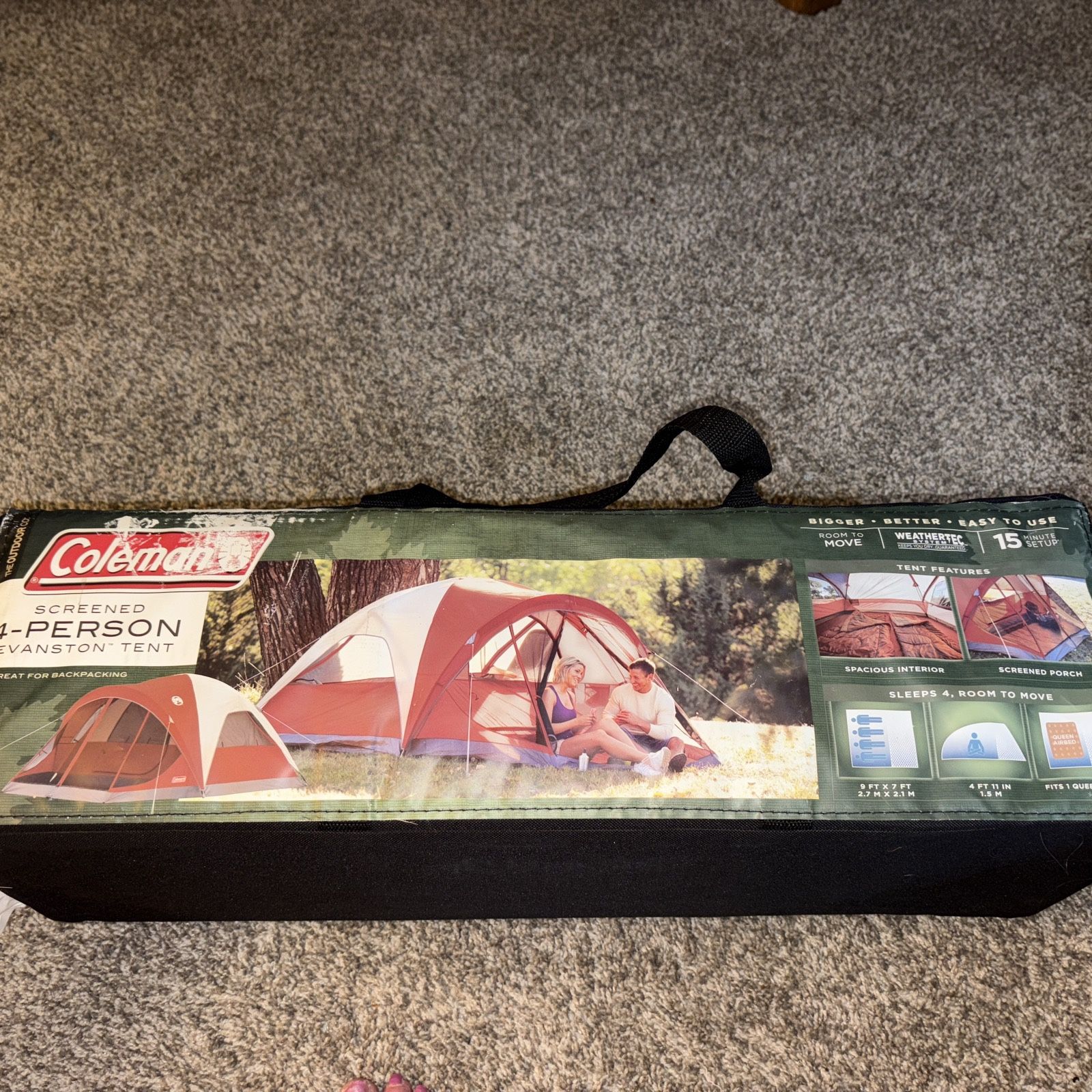 Coleman Screened 4 person Evanston Tent