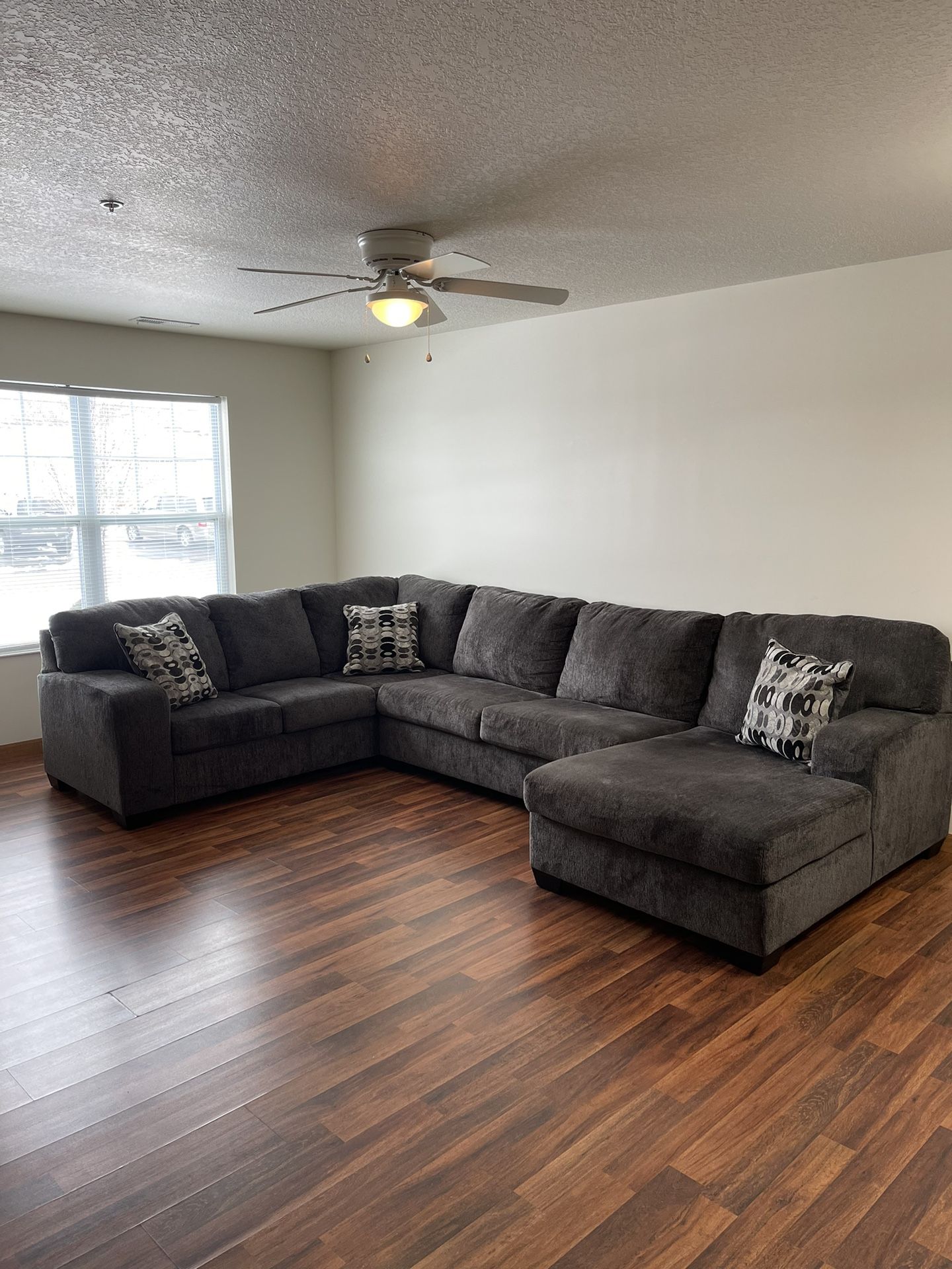 Dark Grey Sectional 