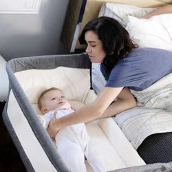 Mika  Micky  Bedside  Sleeper  Bedside  Crib  Easy  Folding  Portable  Crib 