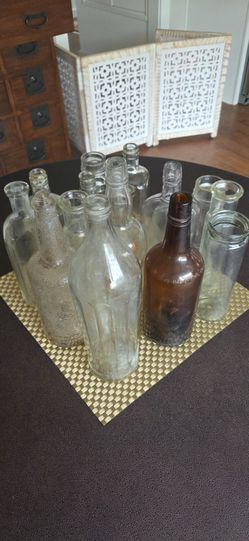 Vintage bottle collection