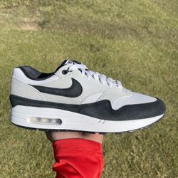NIKE AIR MAX 1 WHITE-PURE PLATINUM-BLACK SZ 9 [FD9082-107]