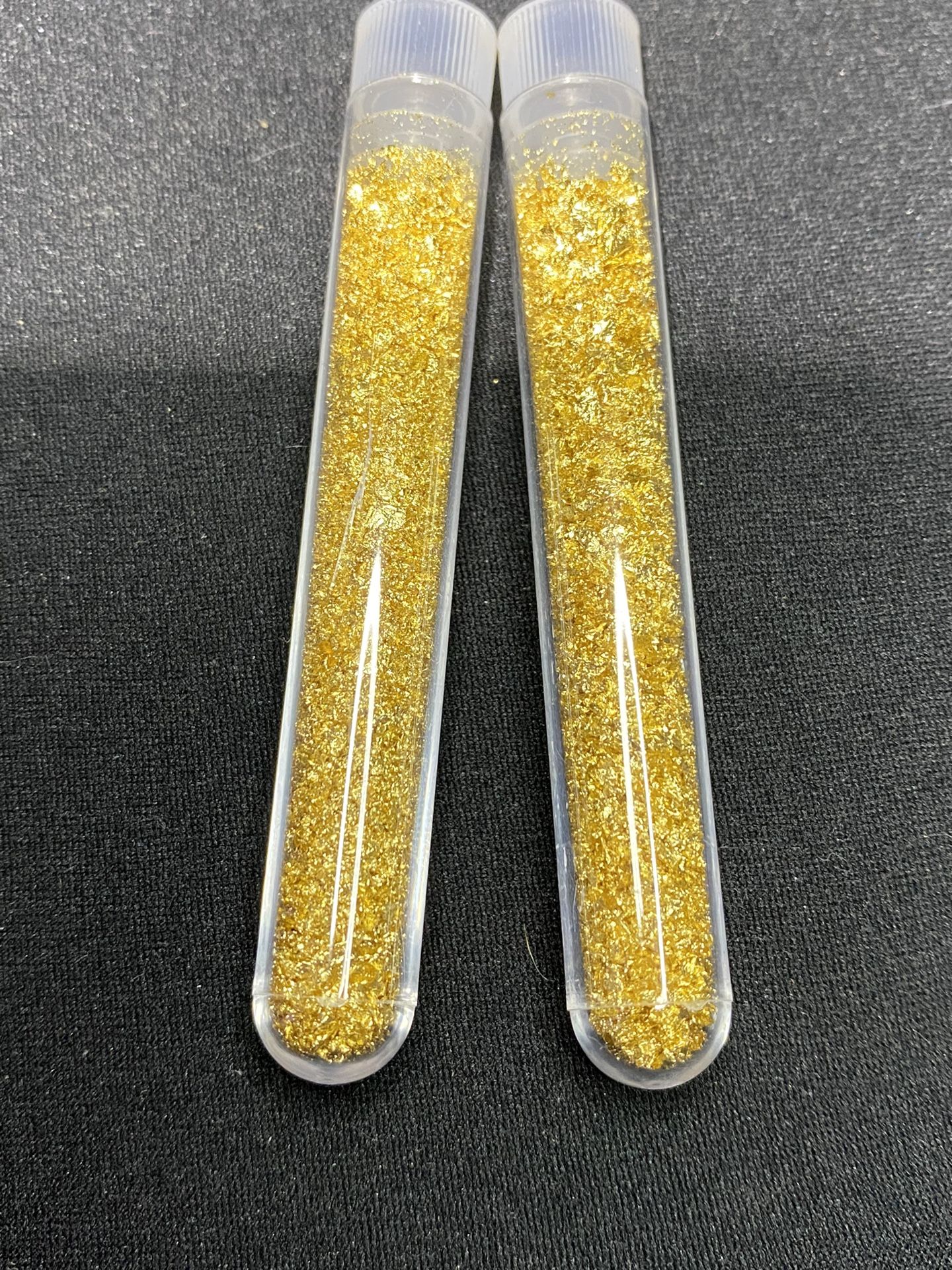 Vials Of Gold Flakes