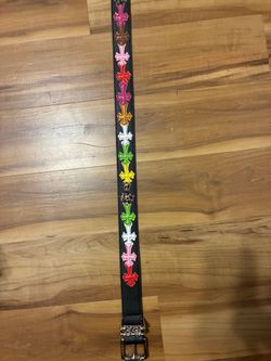 Chrome heart belt