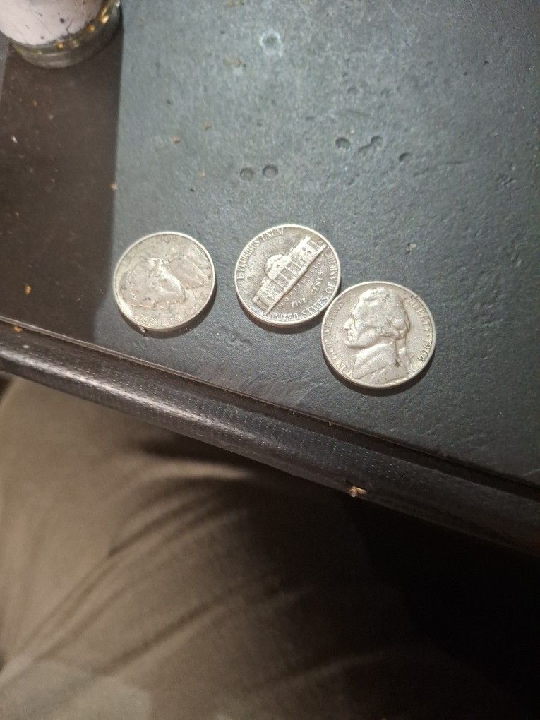 3 1964 Silver Coins