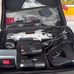 Cordless Maxine Polisher 3 Inch  As Is Comes With Four Batteries