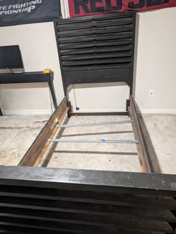Solid wood twin bed frames