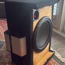 JL Audio 12in Subwoofer with JX500/1D Amplifier 