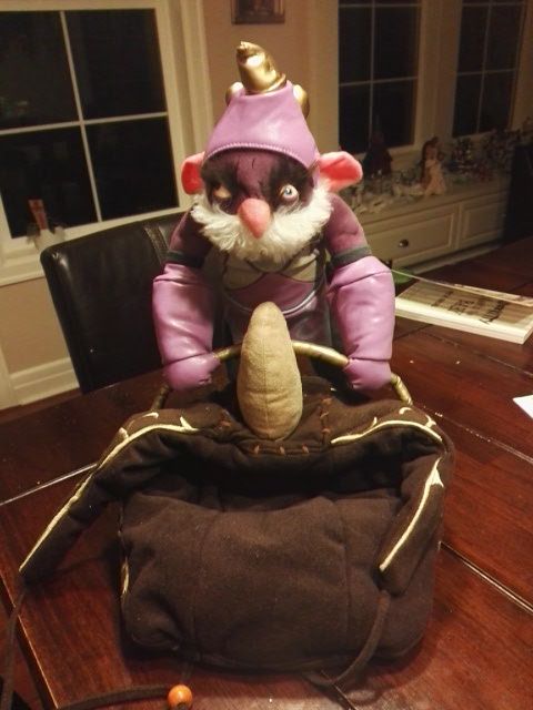 DotA dota 2 alchemist plush hat and huge bag