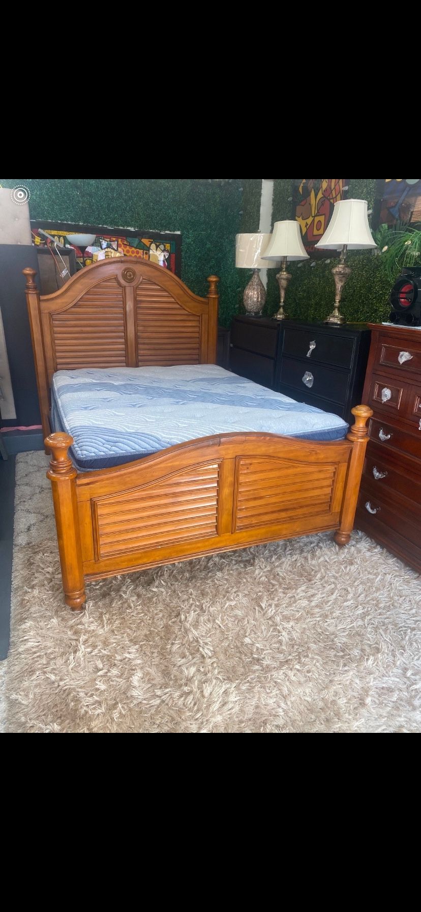 Queen Bed Frame And Mattress