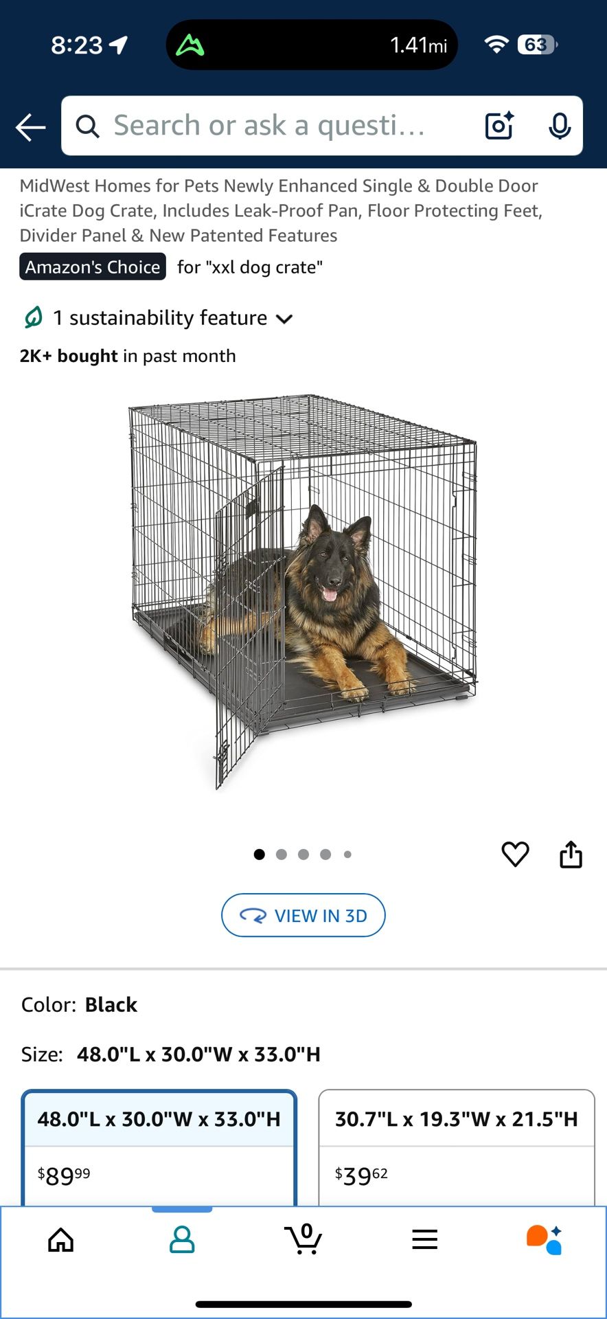 Big Dog Crate