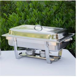 Chafing Dish Buffet Stainless Steel 10 Quart