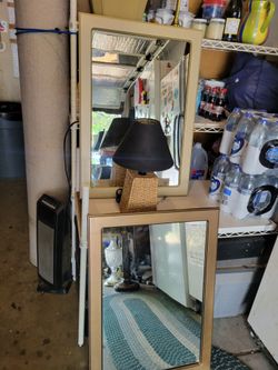 2) awesome mirrors.