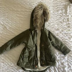 Old Navy Toddler Jacket with Fur Hood 
