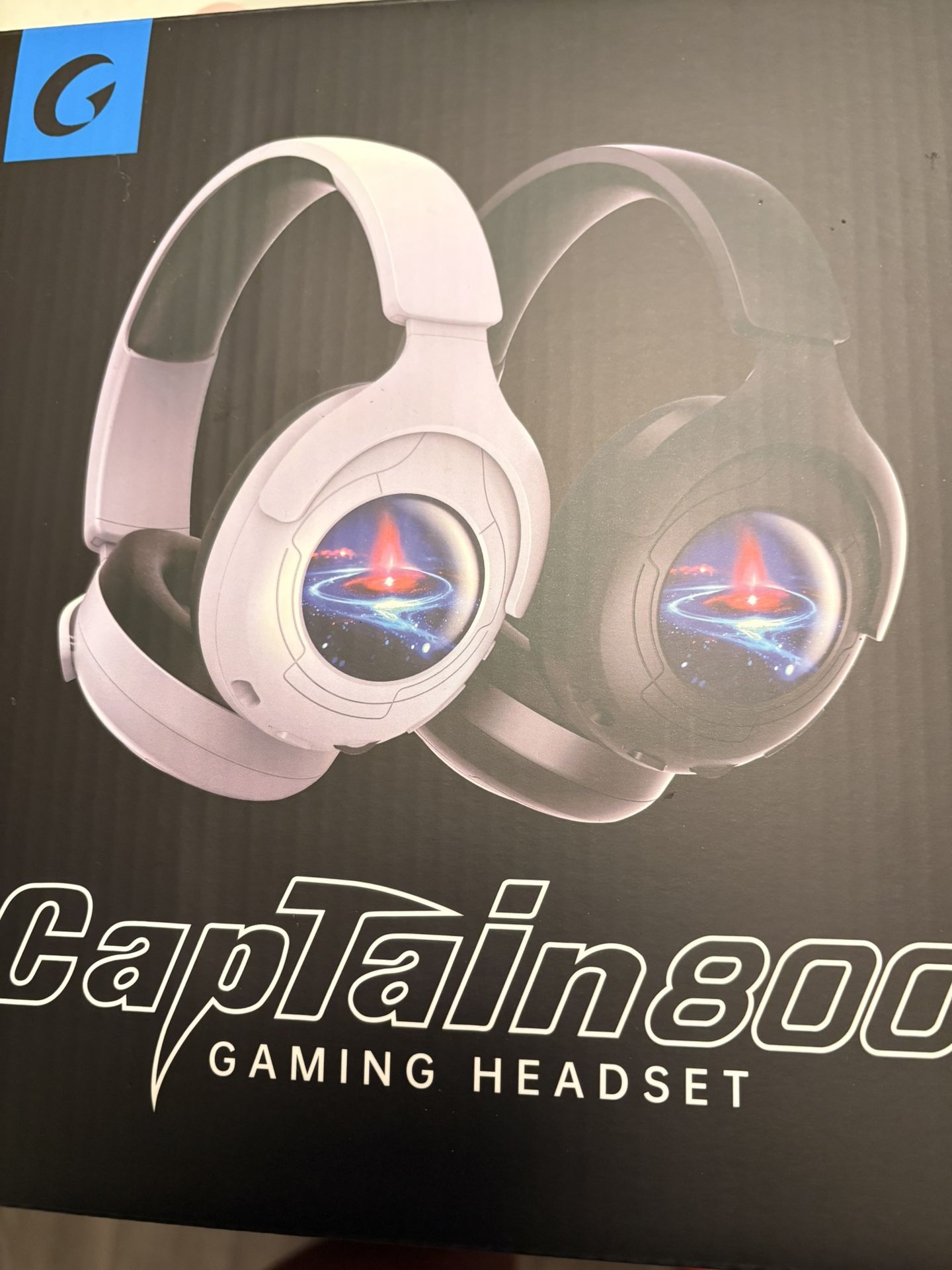 Gtheos Wireless Gaming Headset for PS5, 2.4GHz Gaming Headset with Mic, 45H Battery, Surround Sound, Noise Cancelling Over Ear Headphones, RGB Light -