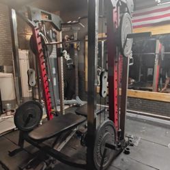 Cable Crossover Smith machine, power cage combo.