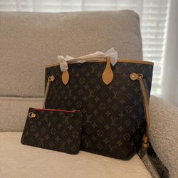 Louis Vuitton Purse w/ Wristlet (Red Lining)