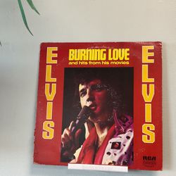 Burning Love Elvis Original Vintage Vinyl Record 