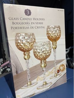 Glass candle holder / vaso para velas