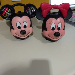 Vtg Disney/Aladdin Mickey &Minnie Mouse Lunch Kits