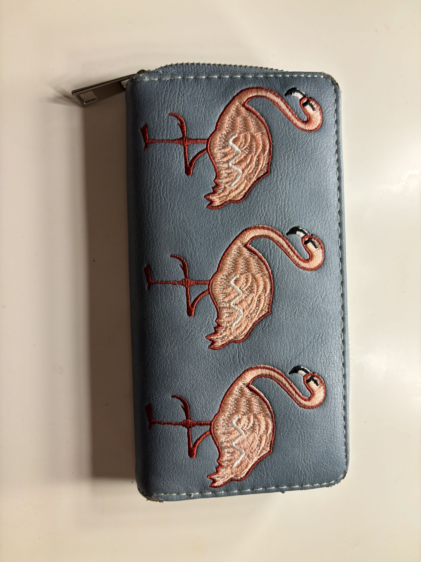 blue flamingo wallet