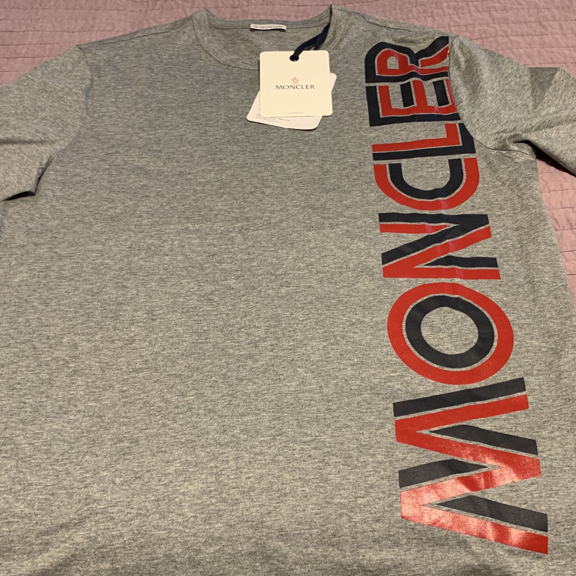 Moncler Maglia T Shirt   Size M   Brand New With All Tags