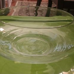Glass Fountain Bowl