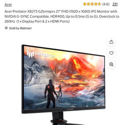 Acer Gaming Monitor 