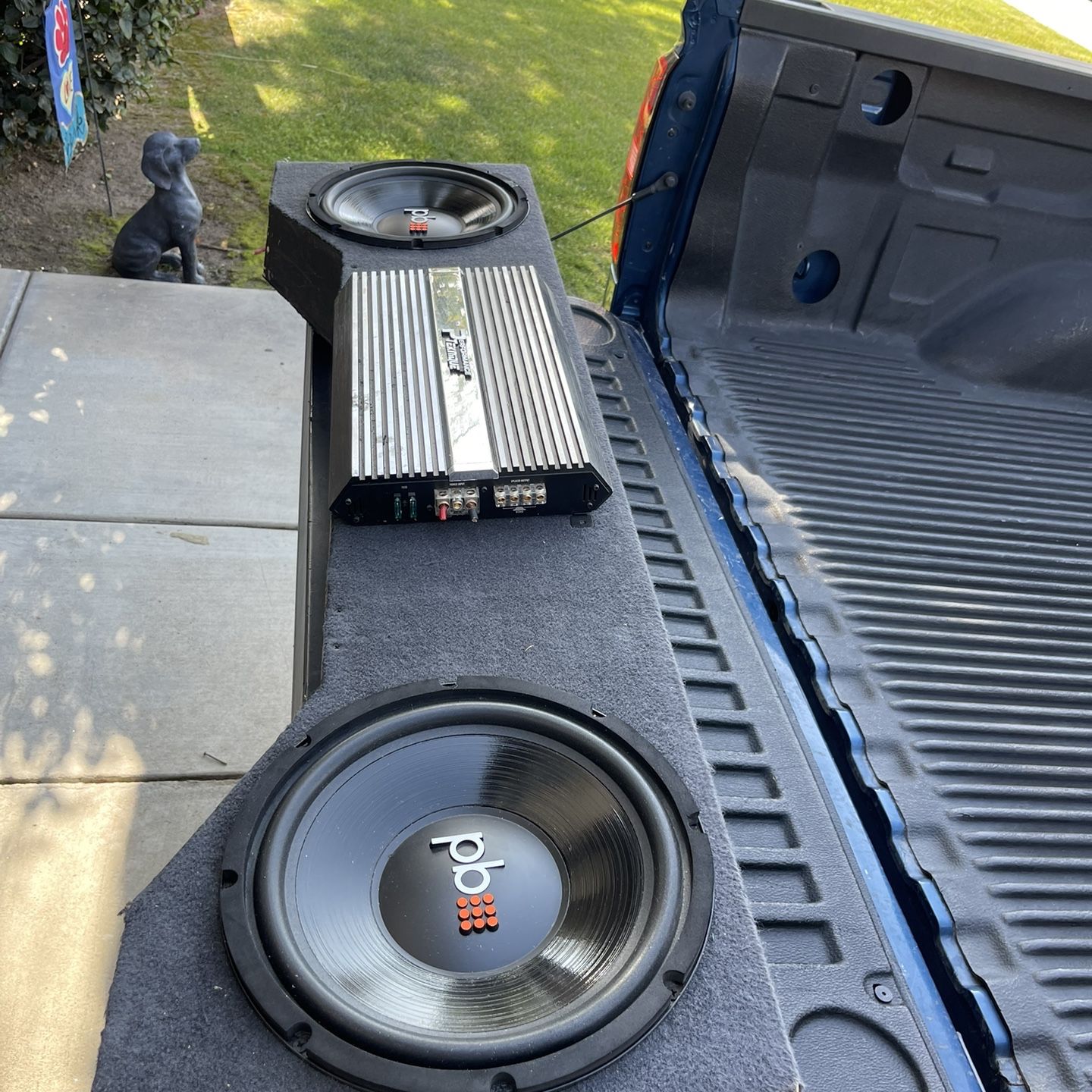 Speaker Box With Amplifier 