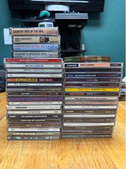 46 Country Music CDs. 4 Cassettes