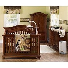 Baby Cache Heritage dresser/changing table, convertible crib and armoire. Great used condition.