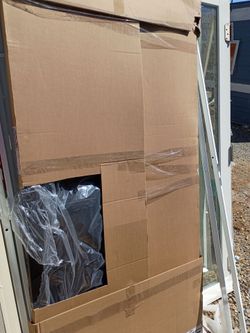 36x80 New security door black color