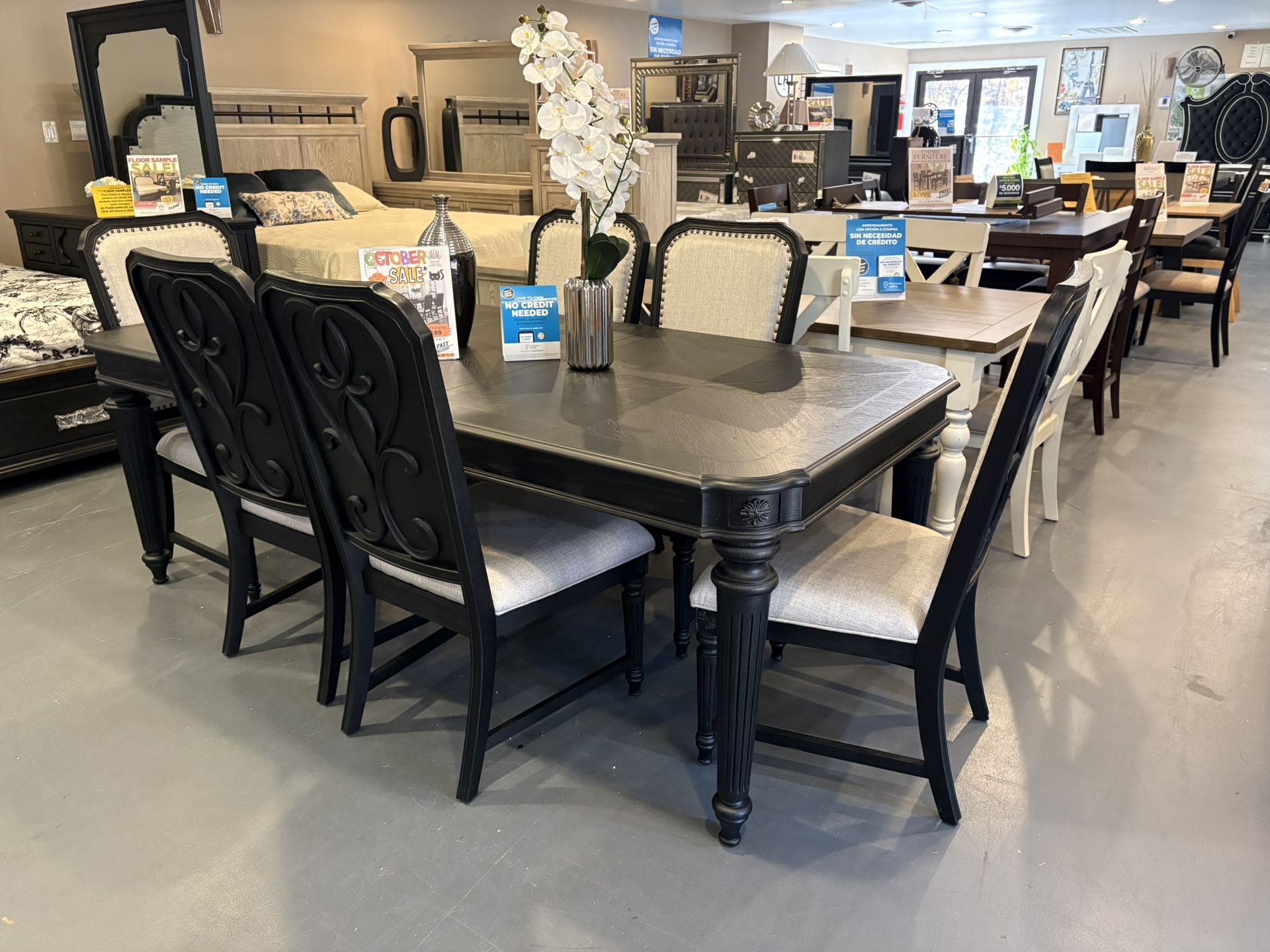  New 7pc Dining Table Set 