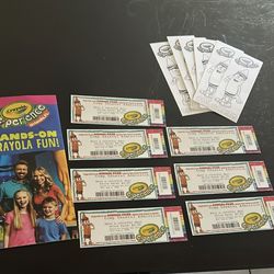 I have seven Crayola tickets great gift for Christmas