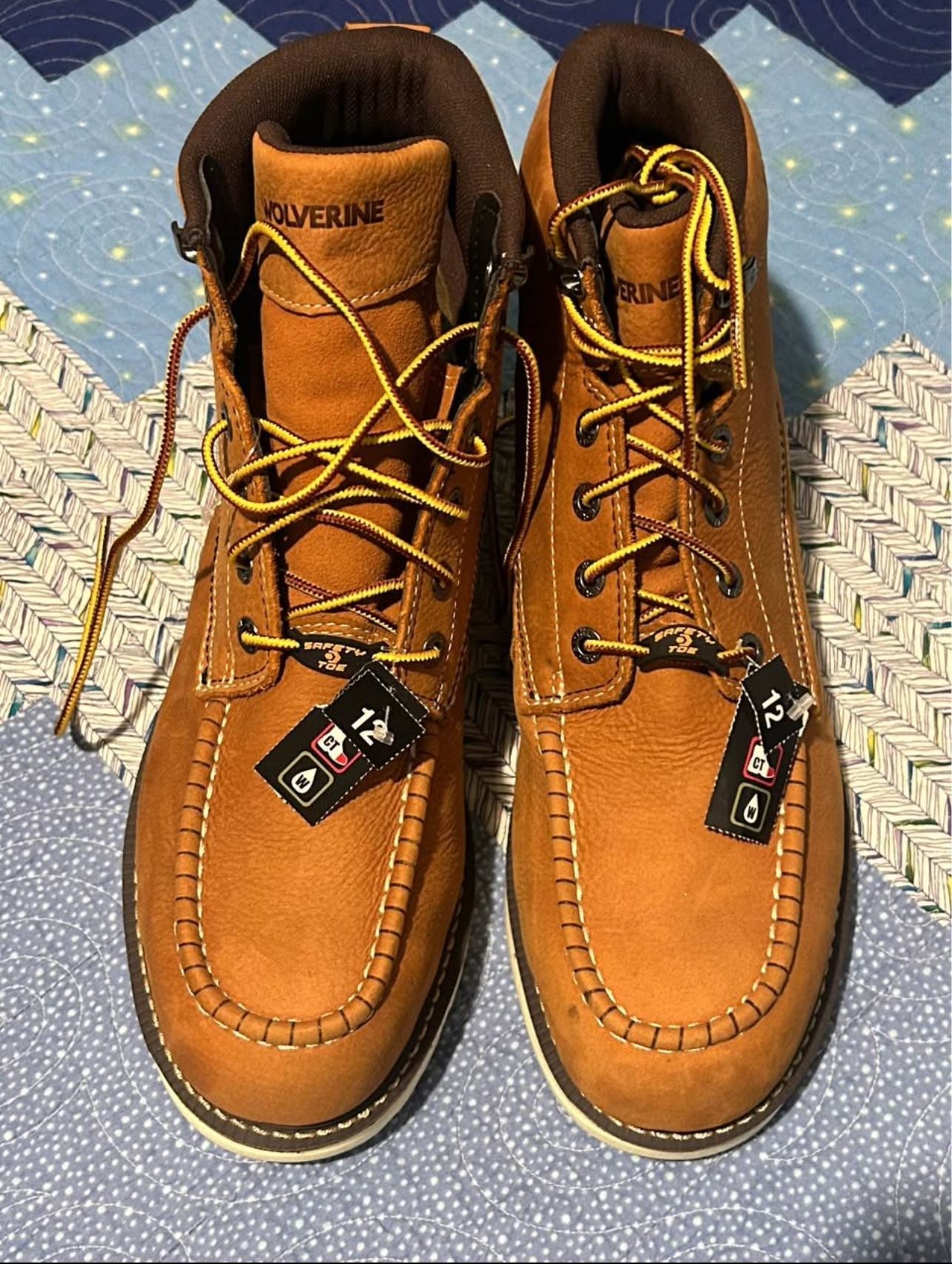 Brand New WOLVERINE MEN'S I-90 DURASHOCKS WORK BOOTS - COMPOSITE TOE