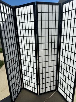 4 panel room divider