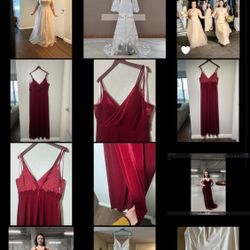 3 Gowns: Bridesmaid/Black Tie/Halloween